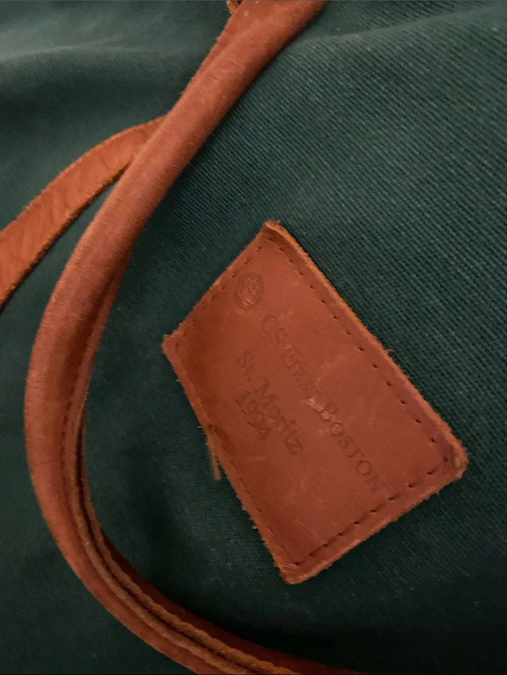 Vintage tote well worn
